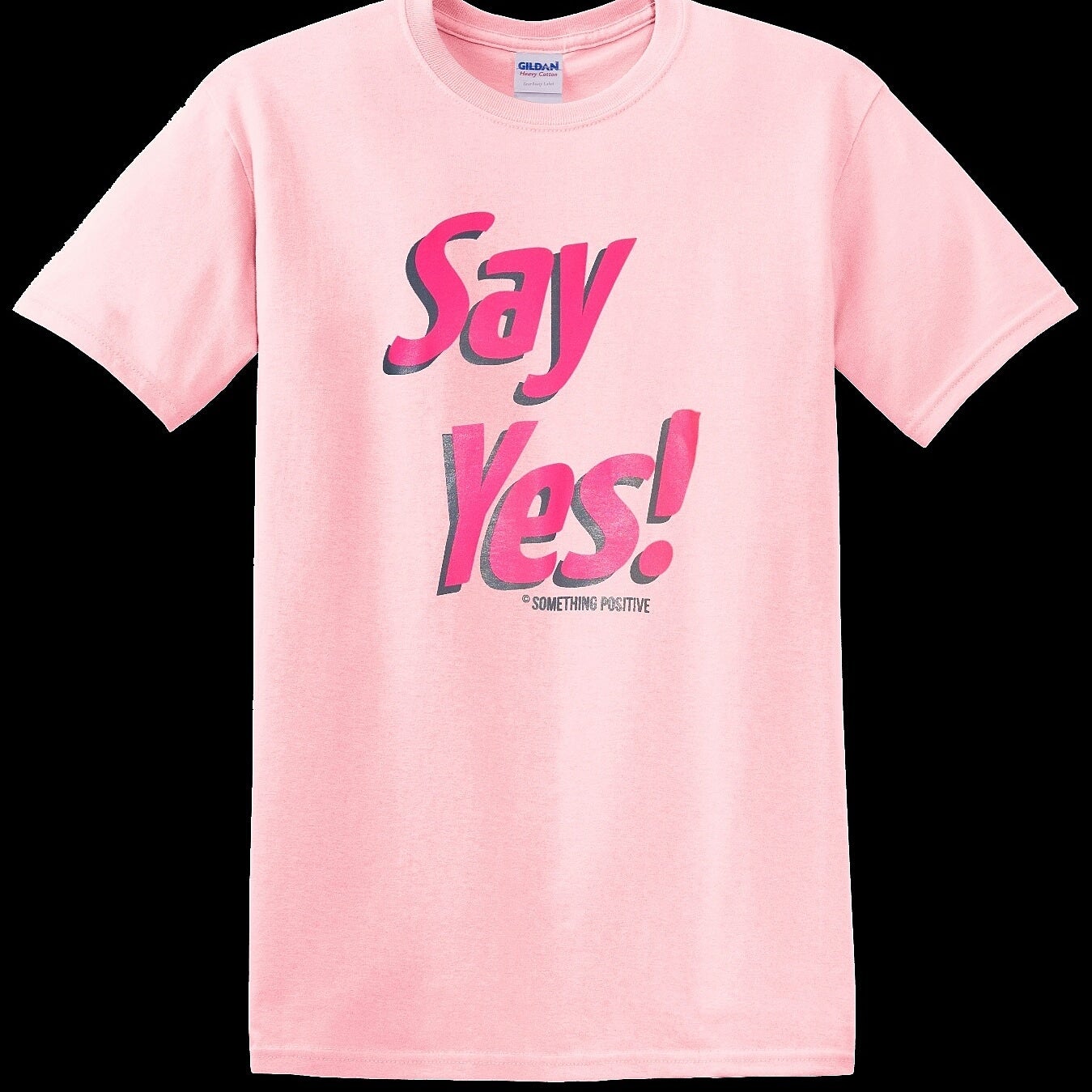 Pink front print t-shirt